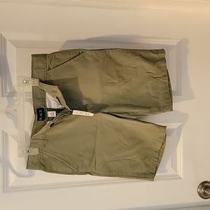 Children's place green khaki shirts 10H